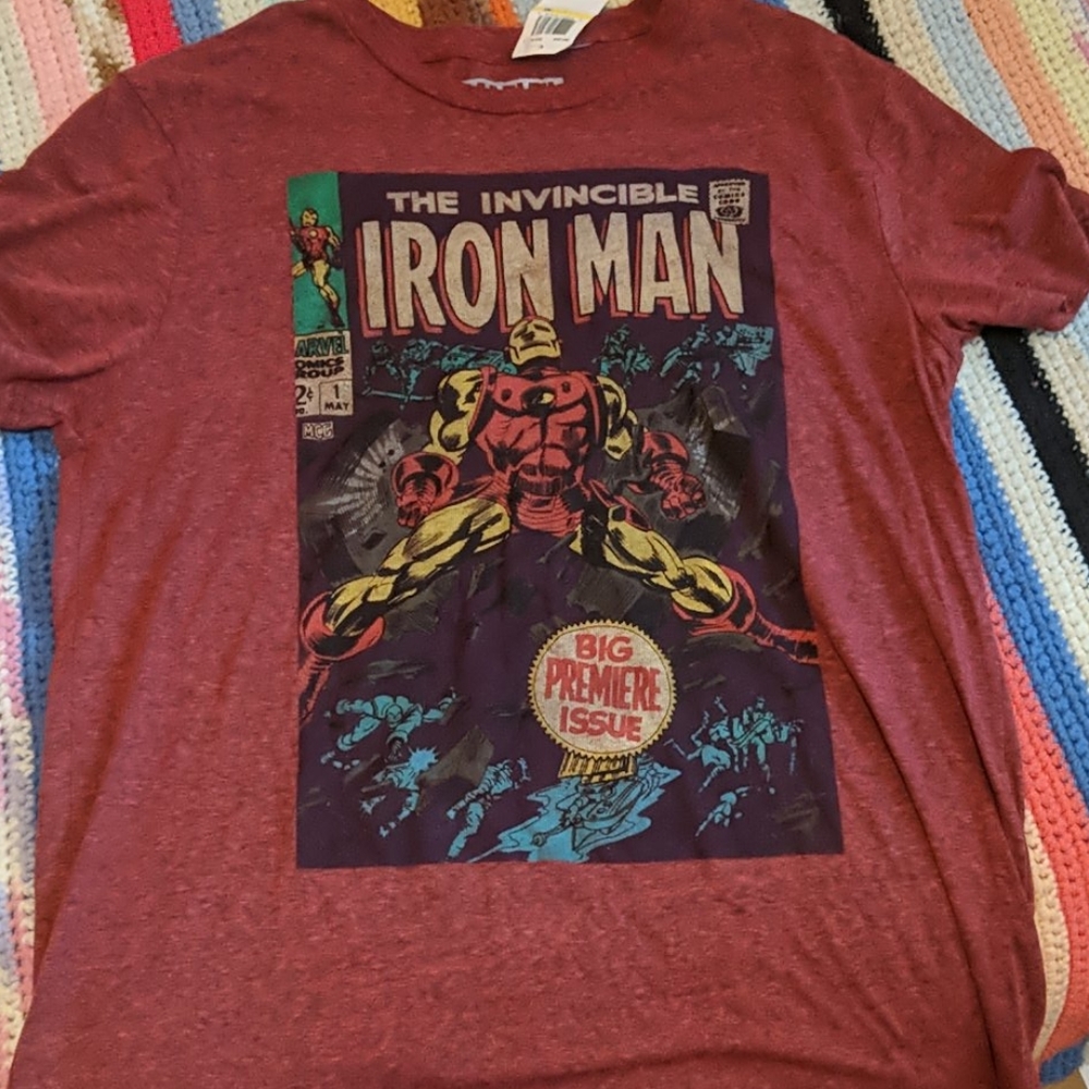 Iron man shirt NWT